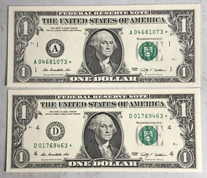 TWO 2009 $1.00 Uncirculated STAR NOTES, Boston & Cleveland - Picture 1 of 8