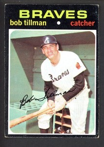 1971 Topps #244 Bob Tillman - Atlanta Braves - ID053