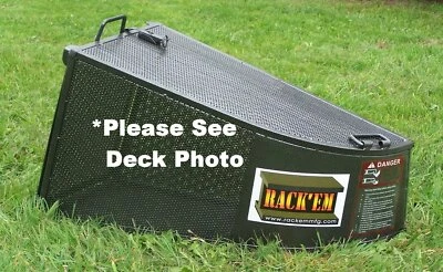Steel Grass Catcher fits EXMARK Mowers w/ built-in Bracket 3.3 CF RC-EX3 - Image 1 of 3
