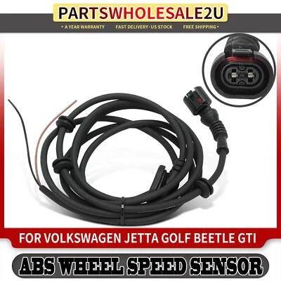 Arnés de cables sensor de velocidad de rueda ABS delantero para Volkswagen Golf Jetta Beetle GTI Foto 1 de 4