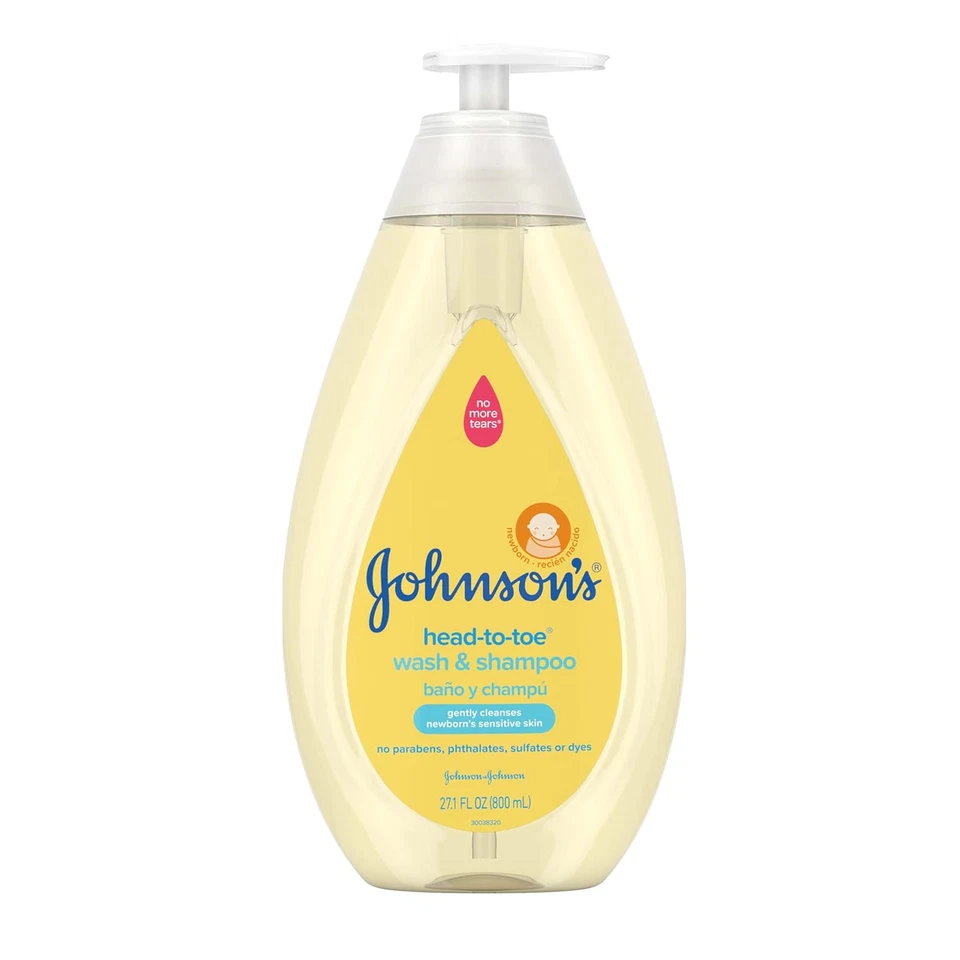 Johnson'S TOP TO TOE Gentle Baby Wash & Shampoo 500ml- -PACK OF 2