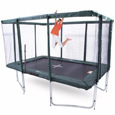 8x12ft Rectangle Trampoline w/ Mat & FREE ladder