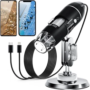 Fotocamera per Microscopio Digitale USB, Fotocamera per Ispezione HD Portatile , - Foto 1 di 12