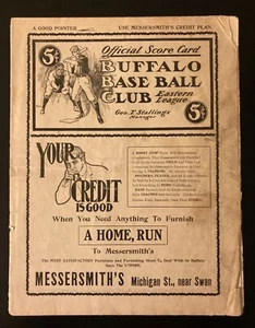 Early 1900's Buffalo Bisons Baseball Program - George Stallings Manager - Picture 1 of 12