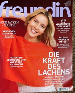freundin 25/2023 ♥ "DIE KRAFT DES LACHENS" - Covergirl Ave - Bild 1 von 5