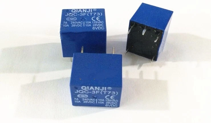 5PC Relay JQC-3F(T73) 6VDC DC6V 10A - Image 1 of 1