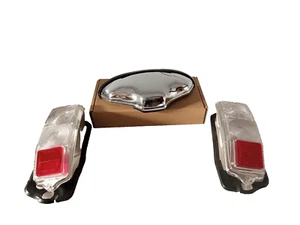 KIT FANALERIA POSTERIORE FIAT 500 EPOCA (LUCE TARGA PL. CROMATA + FANALI POST.) - Imagen 1 de 7