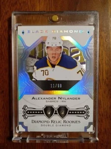 2017-18 Black Diamond Hockey Alexander Nylander Double Diamond Rookie Relic /99 - Bild 1 von 3