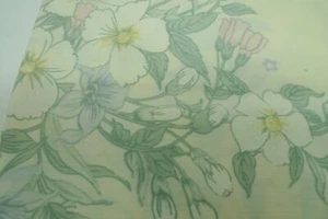 One King Burlington Caress No Iron Polyester Pillow Case Floral 20" x 39" - Picture 1 of 4