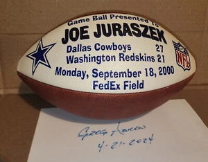 Dallas Cowboys Game Ball Joe Juraszek September 18, 2000 Football - For Charity  - Picture 1 of 4
