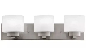 Design House 578005 Dove Creek 3 Light 24"W Vanity Light Dimmable - Satin Nickel - Picture 1 of 1