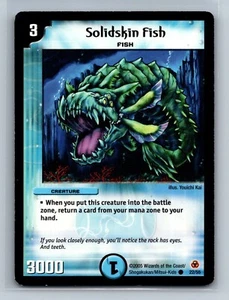 Duel Masters TCG - Solidskin Fish 22/55 - Survivors the Megapocalypse - Picture 1 of 2