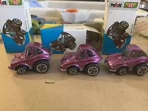 3 X MODELLINI AUTO CARICATURA JAGUAR V12 REALIZZATI DA POLISTIL 1976 - CLUB 33 MG. 33 - Foto 1 di 10