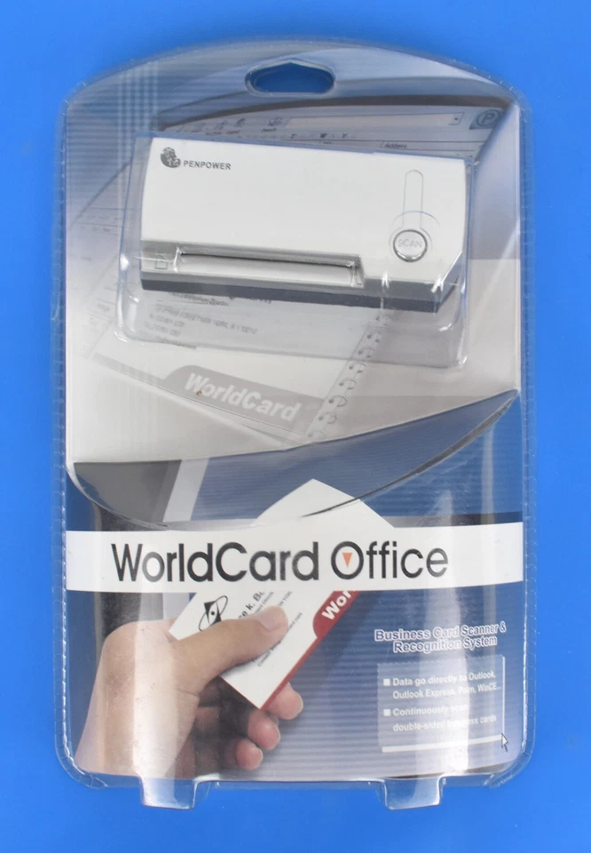 Penpower WorldCard Office Business Card Scanner Recognition System Vintage G10 - Image 1 of 2
