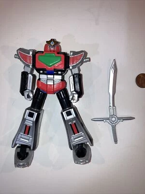 Power Rangers Action Zord Time Force Megazord Mode Red Figure 5" Incomplete - Image 1 of 3