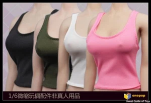 1/6 OnePop Accessory Low-Cut Stretch Vest Sleeveless Shirt For Phicen TBLeague - Picture 1 of 15