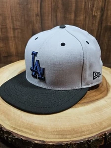 Los Angeles Dodgers New Era 59Fifty Fitted Hat Size 7 5/8 Script Underbill MLB  - Picture 1 of 12