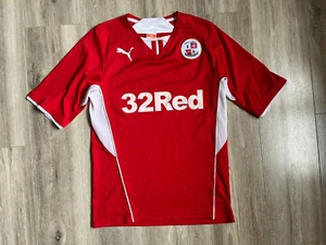 Maglia Calcio Crawley Town Home 2013/2014 Maglia Calcio Puma Inghilterra taglia M - Foto 1 di 6