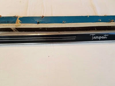 NOS GM PONTIAC Tempest 1964 65 Dashboard Lucite Name Plate and Bezel B6 - Image 1 of 4