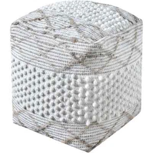 House Nordic Puri Pouf Ø40 cm, Offwhite - Bild 1 von 2