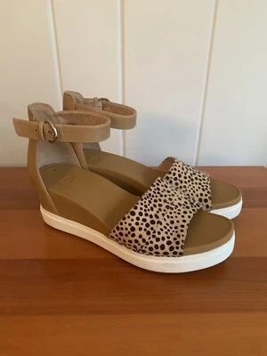 Sandálias anabela femininas Dr Scholls animal estampa de chita 10 - Imagem 1 de 4