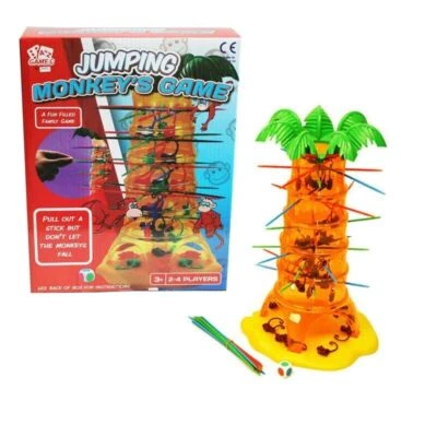 Falling Tumbling Monkey Family ker Plunk Toy Climbing Board Game Kids Adult Gift - Image 1 of 4
