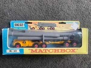 Matchbox King Size K-10-B3: Scammell Pipe Truck in Original Box - Picture 1 of 8