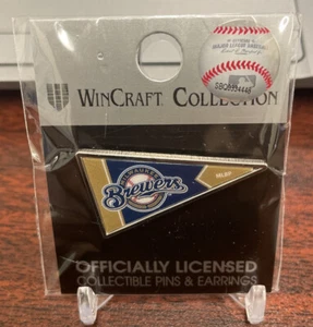 MILWAUKEE BREWERS LAPEL COLLECTOR PIN NEW WINCRAFT  PENANT MLB COLLECTIBLE MLB - Picture 1 of 1