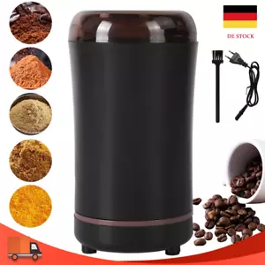 Elektrische Kaffeemühle Kaffeebohnen Edelstahl Gewürze Getreide Nuss Bohne 150W - Bild 1 von 12