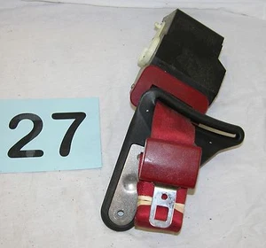 90-92 Camaro Bright Flame Red Driver LH Rear Seat Belt Retractor - Picture 1 of 1