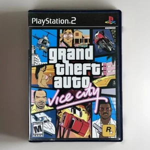 Grand Theft Auto: Vice City (Sony PlayStation 2, 2002) GTA PS2 Black Label CIB - Picture 1 of 4