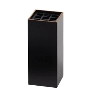 Moderne Grabvase schwarz aus Bronze Blumenvase Friedhof Grab - Bild 1 von 2