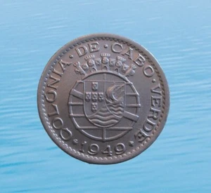 PORTUGUESE CAPE VERDE 50 CENTAVOS 1949 KM 6 #189# - Picture 1 of 2
