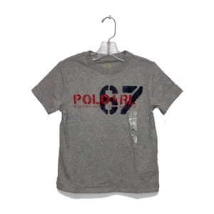Polo Ralph Lauren GREY HEATHER Boy's S/S T-Shirt, US 4/4T - Picture 1 of 1