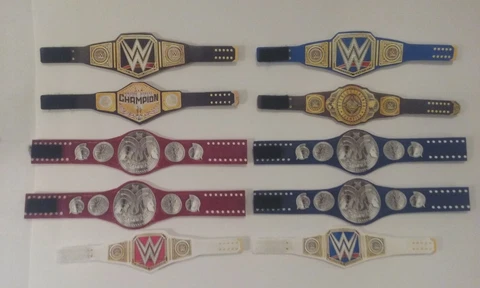 10 Custom Wrestling Figure Belts WWE WWF NXT FROM 2020 (FIGS NOT INCLUDED) Cover