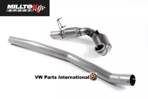 Para VW Jetta MK7 GLi 2.0T Milltek 3" Fundido Gran Diámetro Downpipe & Hi Flow Sport... - Imagen 1 de 1