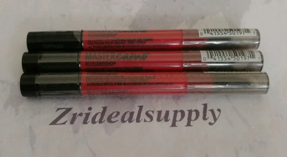 Maybelline Face Studio Master Camo Color Correcting Pen 60 Red 0.05 FL Oz