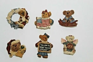 Lote de 6 pasadores de resina Boyd Bears - Imagen 1 de 12