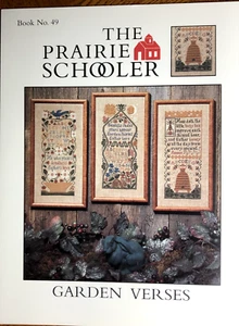 Vintage (1995) The Prairie Schooler Cross Stitch Chart -Garden Verses Book #49 - Picture 1 of 2