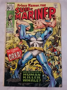 PRINZ NAMOR , DER U-MARINER #23 MARVEL COMICS BRONZEZEIT 1970 - Bild 1 von 2