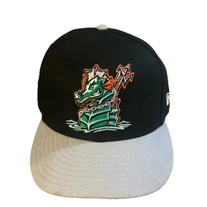 Cappello uomo New Era 59FIFTY MiLB NORFOLK TIDES Marvel nero grigio aderente taglia 7 1/1 - Foto 1 di 7
