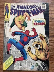 Vintage The Amazing Spider-Man (1967) Marvel Comic Book #57 VG - Picture 1 of 12