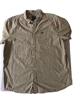 Camisa RVCA ajustada manga corta con botones talla XL Foto 1 de 4