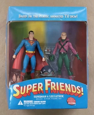 DC Direct - DC Super Friends - Superman & Lex Luthor - Deluxe 2003 - Image 1 of 4