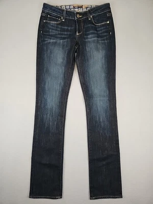 Paige Skyline Jeans Women's 28x33 Dark Wash Straight Stretch Denim 1139055-091 - Image 1 of 4