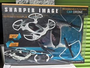 NEW SEALED Sharper Image Fly Drive Drone Rechargeable Dual Function Vehicle - Picture 1 of 4