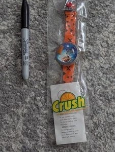 RARE Orange Crush Drink Flintstones Movie Digital Watch Floating Can Vintage - Picture 1 of 5