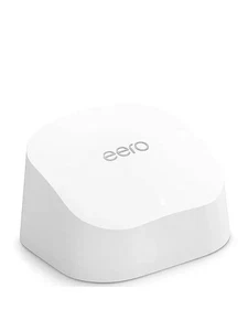 2-pak Amazon Eero 6 mesh router Wi-Fi | 900 Mbps Ethernet | zasięg do 140 - Zdjęcie 1 z 4