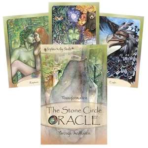 THE STONE CIRCLE ORACLE CARDS SCHIFFER TRANSFORMATION THROUGH MEDITATION NEW - Picture 1 of 10