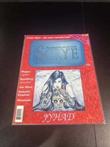 Scrye Magazine #2 1994 2nd Issue Magic The Gathering Jyhad Cover & Price Guide - Imagen 1 de 2
